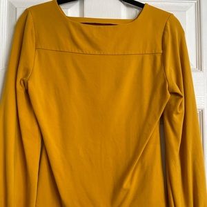 Ann Taylor, lovely mustard yellow top. Size 4